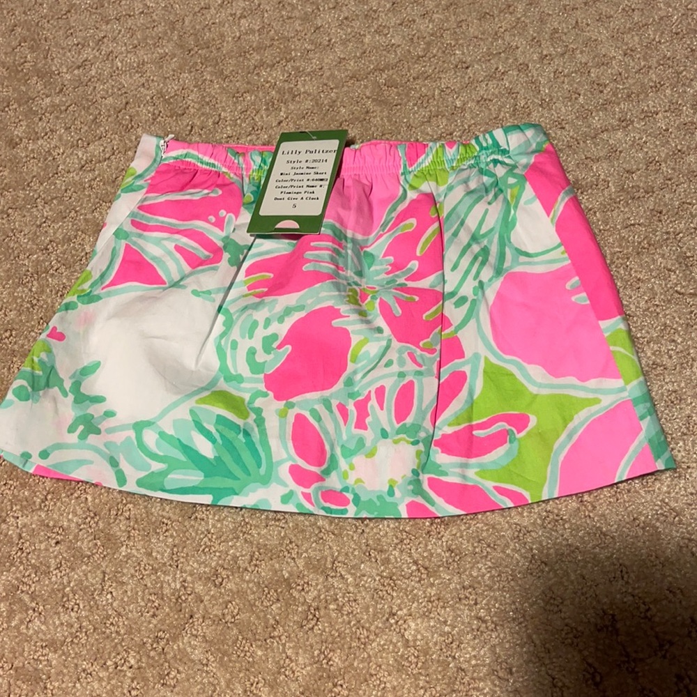 Lilly Pulitzer girls floral skorts